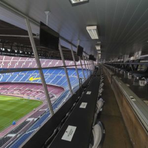 Estadio de fútbol vacío